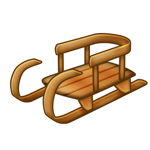 Upload pics Sledge emoji by Emojipedia no background in PNG