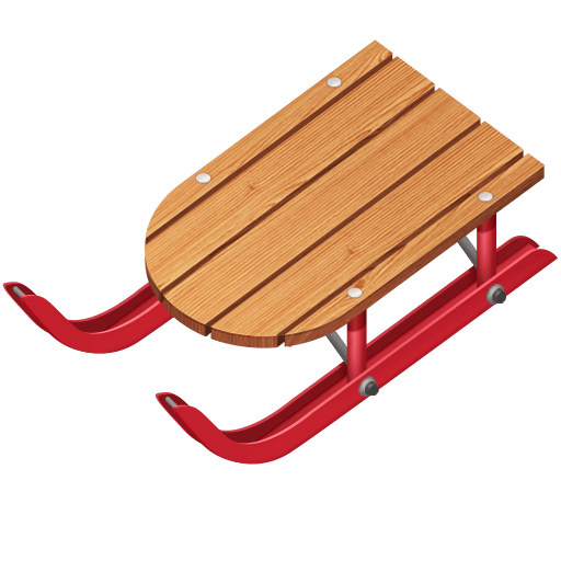 Save a figure Sledge emotion by Facebook on a translucent background in png