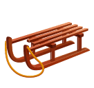 Download image Sleigh emoji-emoticon by Huawei  without a background in png