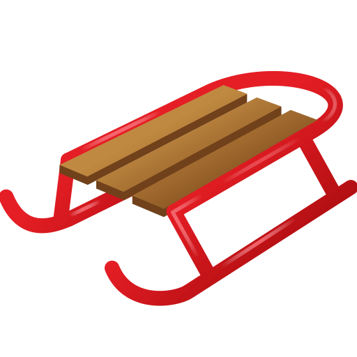 Copy a picture Sled emotion by Icons8 on a clean background in PNG