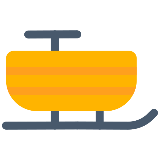 Upload a photo Sled emoticon by Toss Face 토스페이스 no background in png