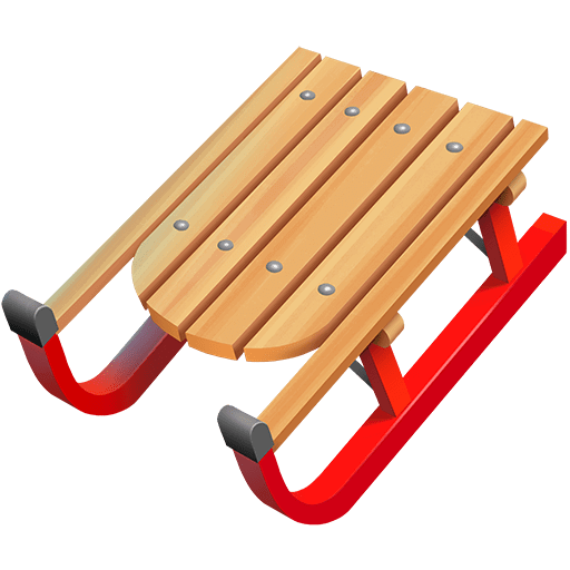 Copy pictures Sled smiley-emoji by Twitter no background in PNG