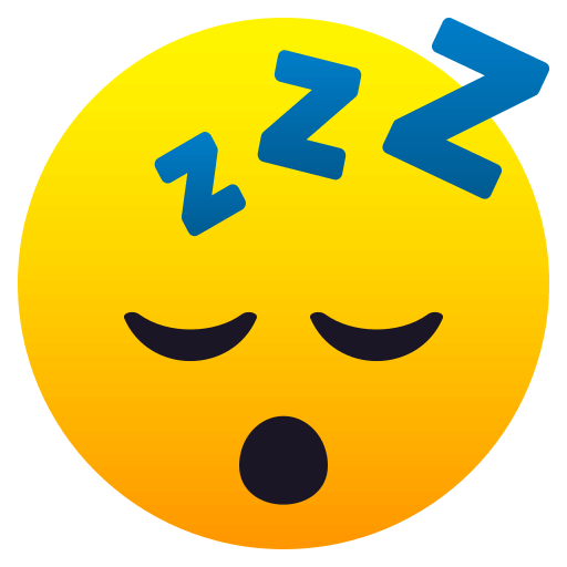 Save a picture ZZZ Falling asleep emoji by JoyPixels no background in PNG
