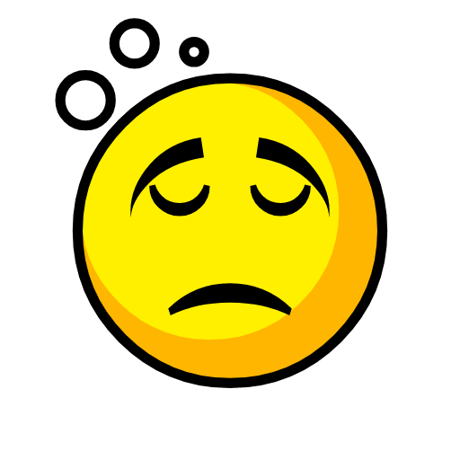 Save a drawing Side-Tear smiley from Catrinity computer font оn a transparent background in png