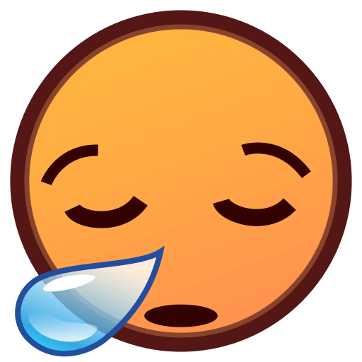 Upload a photo Sleepy Face smiley-emoji by Emojidex on a clean background in png