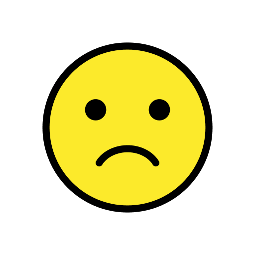 Закачать фото смайлика Разочарование от HfG Schwäbisch Gmünd без фона в PNG