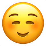 Upload photos White Smiling Face smiley-emoji from Apple iOS without a background in png