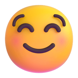 Copy figures Happy Face smiley by Microsoft Teams for PC and Android no background in png
