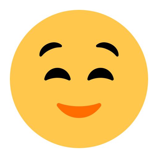 Copy drawings Smiling Face emotion by Toss Face 토스페이스 without a background in png