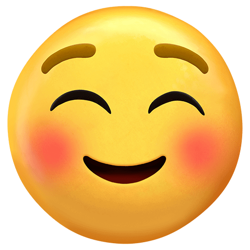 Upload a figure Smiling smiley by Twitter оn a transparent background in PNG