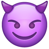 Copy drawings Red Devil emoji-smiley by WhatsApp for Android and PC оn a transparent background in png