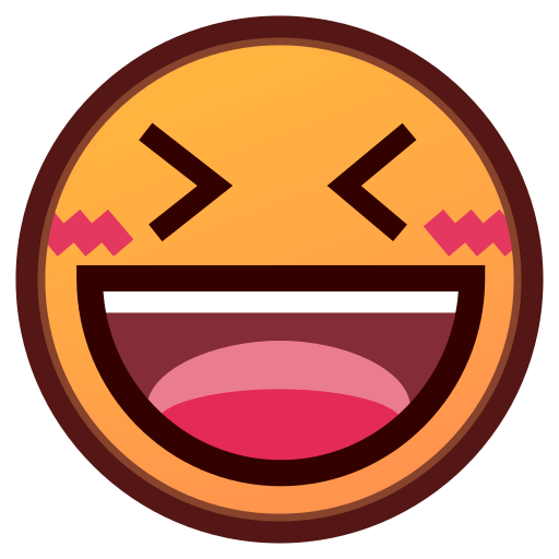 Upload a photo Big Grin emoticon by Emojidex on a translucent background in PNG