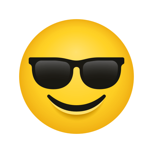 Copy a pic Sunglasses emoji-emoticon by Icons8 оn a transparent background in png