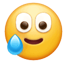 Save photos Smile with Tear smiley-emoji by Huawei  оn a transparent background in PNG