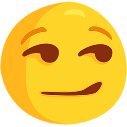 Upload drawings Smirking Face emoji-emoticon by Facebook's Messenger platform on a clean background in png