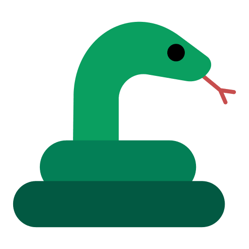 Копировать фигуру эмотикона Удав от Toss Face 토스페이스 на прозрачном фоне в png