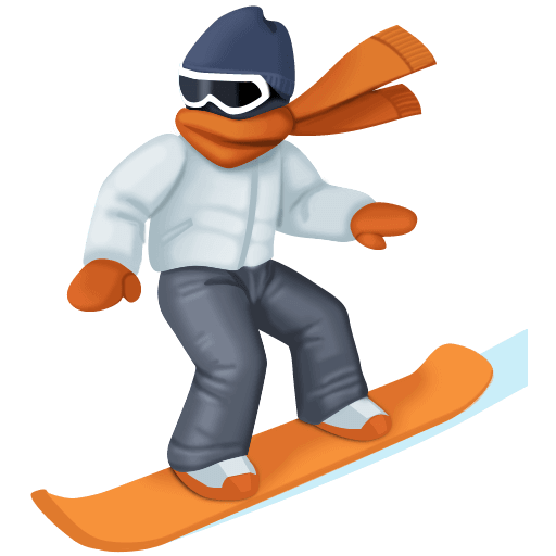 Upload a pic Snowboarder symbol of emotion by Facebook no background in PNG