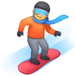 Save photos Snowboarder smiley on Samsung phones and tablets on a clean background in PNG