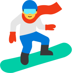 Upload a photo Snowboard symbol of emotion by the Skype on a clean background in png