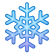 Upload a figure Snowflake emoji on Samsung phones and tablets on a colorless background in png