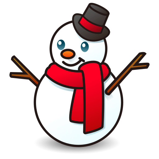 Save a pic Snowman emoji-smiley by Emojidex оn a transparent background in png