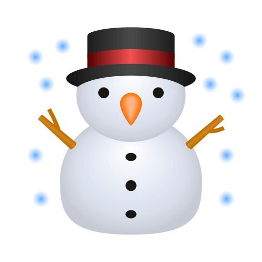 Download a picture Snowman symbol by Icons8 on a translucent background in png