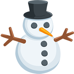Save drawings Frosty The Snowman emoji-smiley by Facebook's Messenger platform оn a transparent background in png