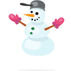 Save a figure Frosty The Snowman symbol by the Skype on a colorless background in png