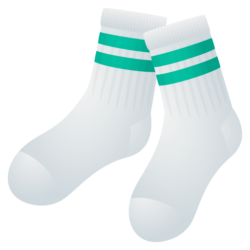 Копировать фотки картинки-смайла Носок от JoyPixels без фона в PNG