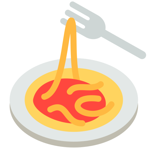 Download a drawing Spaghetti emoji by Firefox OS оn a transparent background in png