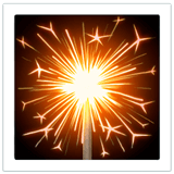 Copy drawings Firework Sparkler emoji-smiley from Apple iOS without a background in png