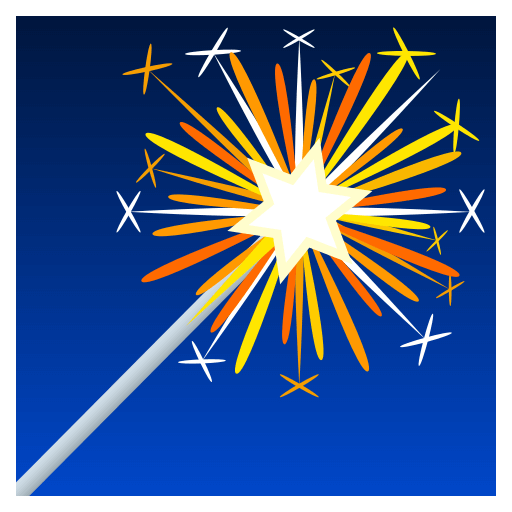 Copy a drawing Bengal Fire smiley-emoji by JoyPixels on a translucent background in png