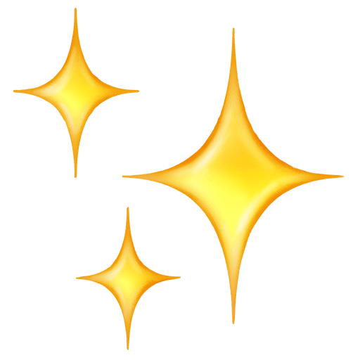 Copy a figure Glitter emoji-emoticon by Twitter on a colorless background in png