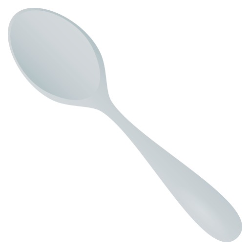 Download image Tablespoon emoji by JoyPixels on a colorless background in png