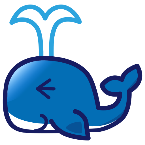 Сохранить фото символа настроения Кит с фонтанчиком от Emojidex без фона в пнг