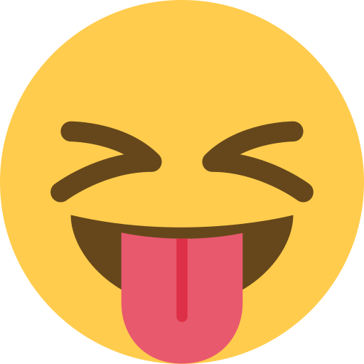 Upload pictures Teasing smiley symbol of emotion on Twitter / X for PC without a background in PNG