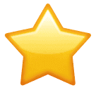 Save a pic White Medium Star emoji-emoticon by Huawei  on a clean background in PNG