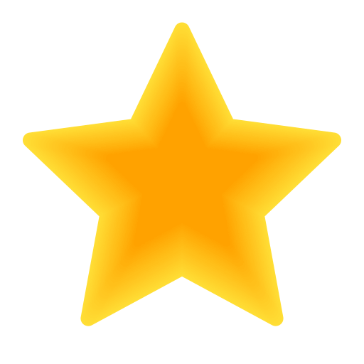 Save a picture Gold Star emoji-smiley by Icons8 on a colorless background in png