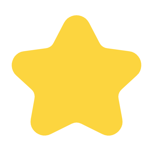 Download image White Medium Star emotion by Microsoft 11 no background in png