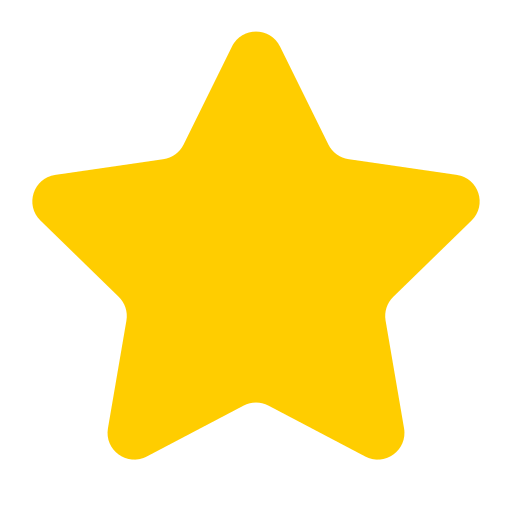 Copy drawings Five Pointed Star symbol by Toss Face 토스페이스 without a background in png