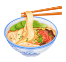 Копировать картинки смайла Миска лапши от Huawei без фона в пнг