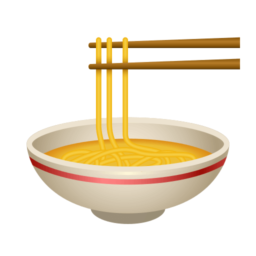 Закачать картинку эмотикона Лапша от Icons8 на бесцветном фоне в png