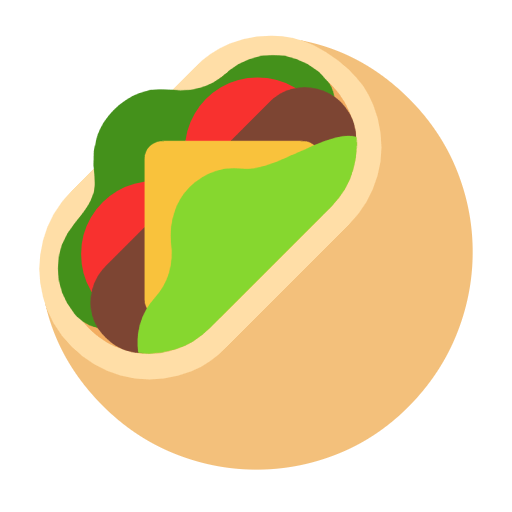 Закачать снимок эмотикона Донер-кебаб от Microsoft 11 на прозрачном фоне в PNG