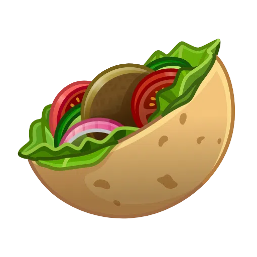 Копировать картинку иконки Гирос на iOS Телеграмме без фона в webp