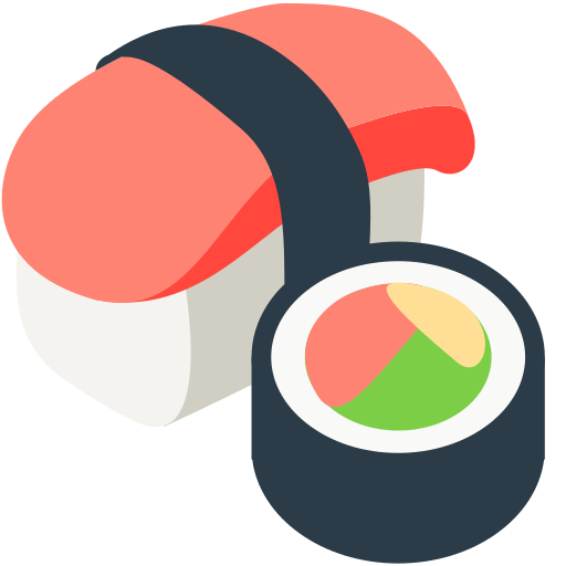 Копировать фото лица-символа Суши-роллы от Firefox OS на прозрачном фоне в пнг