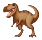Copy a pic Toothy Dinosaur emoji-smiley by Huawei  on a clean background in PNG