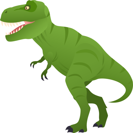 Save photos King of the Dinosaurs emoticon by JoyPixels no background in PNG