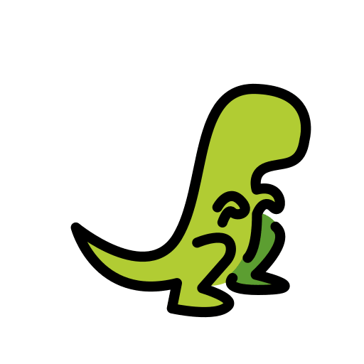 Upload a photo Tyrannosaurus Rex symbol of emotion by HfG Schwäbisch Gmünd on a translucent background in PNG