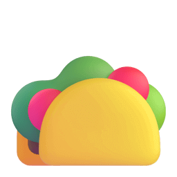 Закачать фото иконки настроения Мексиканское Тако от Microsoft и Андроида на бесцветном фоне в png