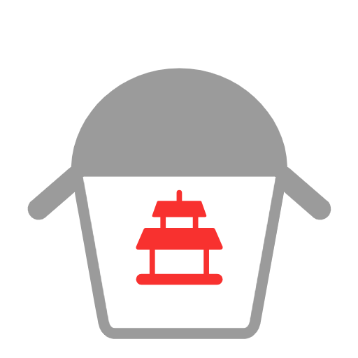 Закачать фигуру символа настроения Ведерко для устриц от Microsoft 11 на просвечивающем фоне в ПНГ